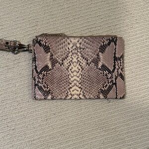 Cole Haan Snake Print Wristlet